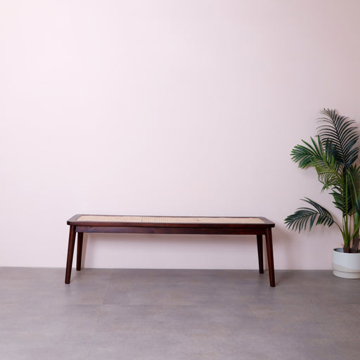 This Rattan Wooden bench is the perfect addition to your indoor or outdoor living space. The natural rattan seating and solid wooden legs adds a casual vibe to any room while still allowing it to feel sleek and modern.
Dimensions: L150 x D40 x H47cm