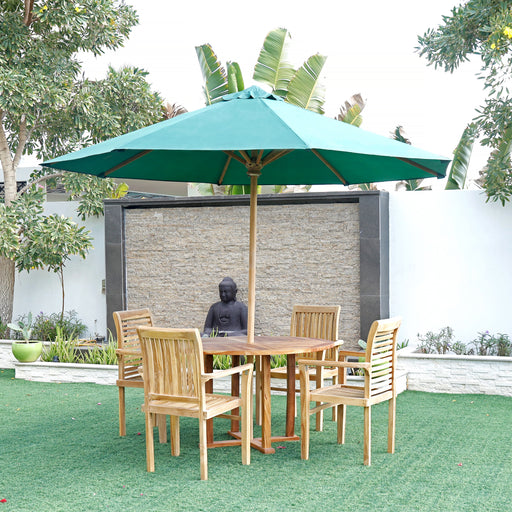 Denpasar outdoor table with umbrella