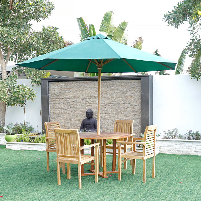 Denpasar outdoor table with umbrella