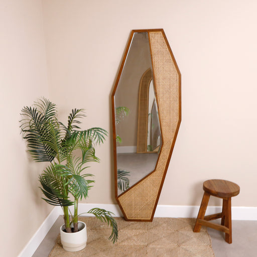 Transform any room with the timeless elegance of our floor mirror. Crafted with precision, this full-length mirror not only adds functionality but enhances your décor with its sleek, minimalist design. Perfect for bedrooms, living rooms, or dressing areas, it offers a crystal-clear reflection, making every glance stylish and confident. 
Overall dimensions:
length 200cm × width 70cm 
NOTE : This is a floor mirror, no hooks are provided for it.