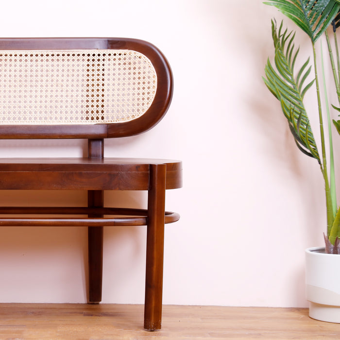 Anastasia Rattan Bench