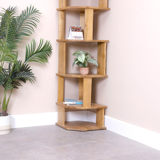 Discover our stylish corner shelf expertly crafted with solid wood, versatile and space-saving furniture piece designed to fit snugly into the corner of your room or wall. Enhance your space with this functional and chic piece.
overall dimensions:
L45×W45×H205cm