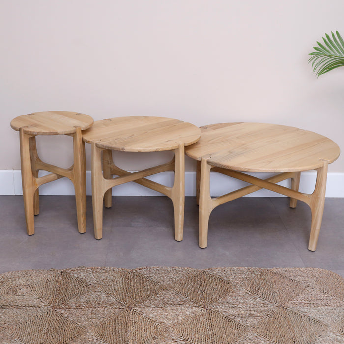 Clio Nesting Coffee table Set of 3