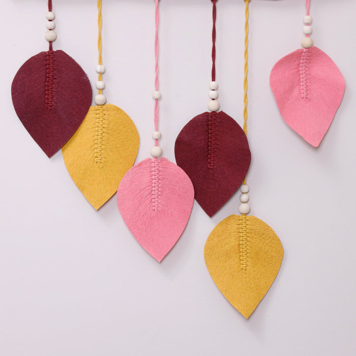 Macrame Leaf wall Decor