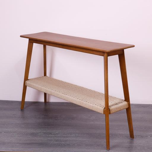 Elevate your space with our stunning Console, a perfect blend of solid wood and loom, fusing contemporary design with timeless elegance. 
Overall Dimensions -117 X 35 X 80cm