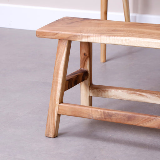 Introducing our Solid Wood Bench—a testament to enduring craftsmanship and versatile elegance that transcends trends. Meticulously crafted from high-quality solid wood, this bench is a versatile addition to your home, seamlessly blending functionality with the warmth and character of natural wood. Create inviting spaces and timeless moments with a bench that exudes enduring style.Dimensions (Large) - Height: 46cm Width: 120cmDepth: 25cm
Dimensions (Medium) - Height: 46cm Width: 100cmDepth: 25cm