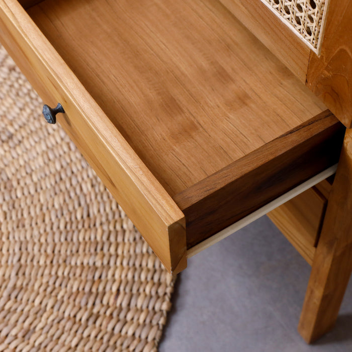 Elgin Rattan Cabinet