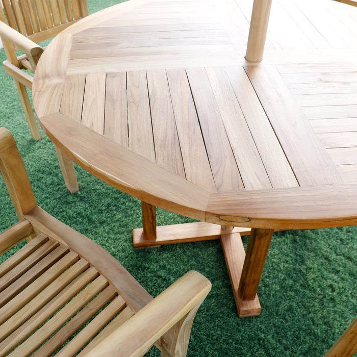 Denpasar outdoor table with umbrella