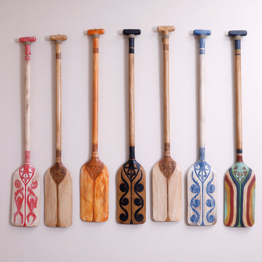 Elevate your home or office aesthetic with our exquisite Aroha paddle decor collection. Crafted with precision and passion, each piece exudes elegance and sophistication, adding a touch of coastal charm to any room.
Overall dimensions:length 130cm×depth 20cm
Note: The price mentioned is for each piece. Kindly contact customer support directly to choose from the available options.