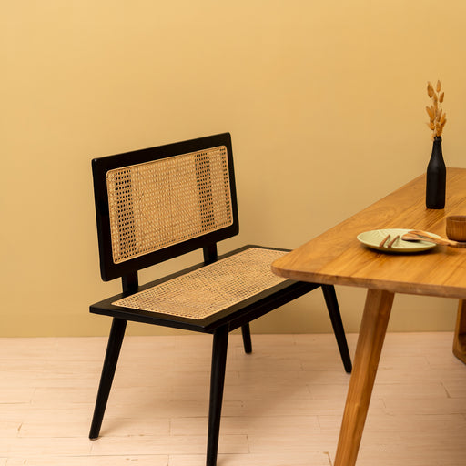 No matter the occasion, these stylish Rattan Lounge Chairs always fit. Standing on solid wood legs, they take a page from your living room—a classic piece that is as timeless as they come.Dimensions : L120cm X D50cm Seating height - 48cm Total height - 96cm