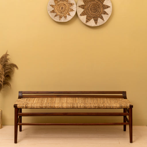 This Solid Wooden bench is the perfect addition to your indoor or outdoor living space. The natural loom and solid wooden legs adds a casual vibe to any room while still allowing it to feel sleek and modern.
Overall Dimensions :  L150cm x D50cm x H56cm
