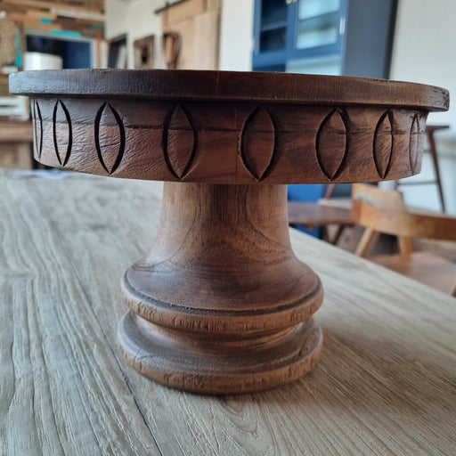 Goldman Brown Cake Stand