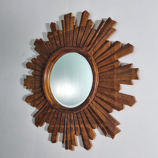 Add an instant touch of style to your decor with this gorgeous mirror. Dimension : 100cm diameter
