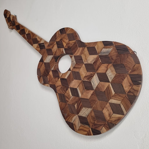 Wooden wall mounted 3d guitars are one way to get in touch with your musical side and provide good decorations for those who love music and need something new to hang up on their walls.
overall dimensions:
L110×W40