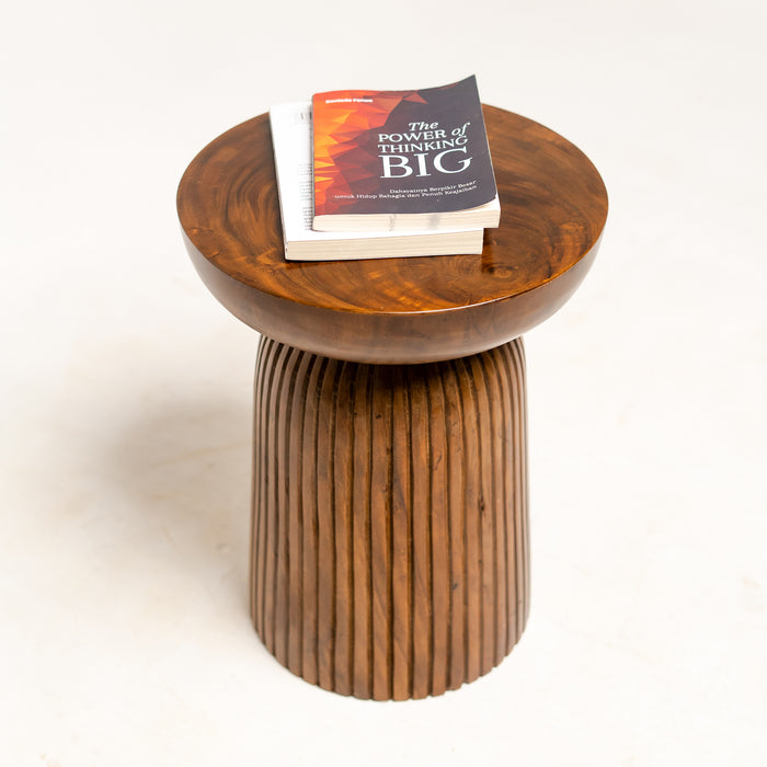 Aurora Carved Stool