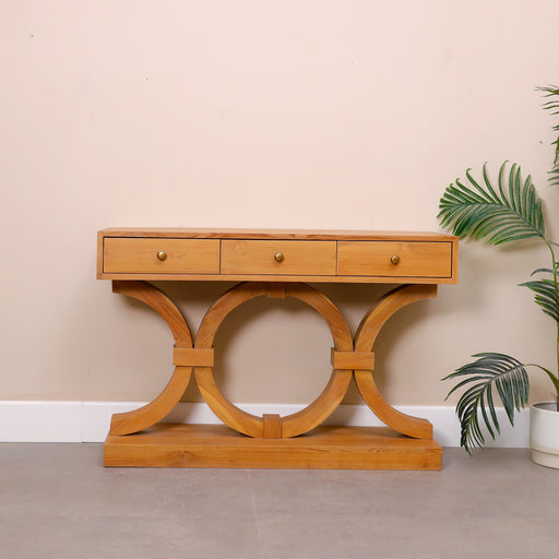 Create a stunning focal point in your space with our Solid Wood Console, blending contemporary design with timeless elegance.Overall dimensions : Width 150cm x Depth 40cm x Height 80cm