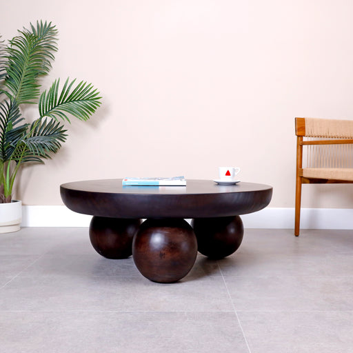 Elevate your space with our chic whitewashed solid wooden center table. A stunning focal point for any room.
Pebble Coffee Table comes in 3 Sizes:- Diameter 80cm X H40cm- Diameter 100cm X H40cm- Diameter 120cm X H40cm