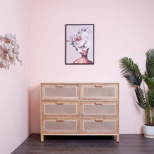Bergen Rattan Cabinet