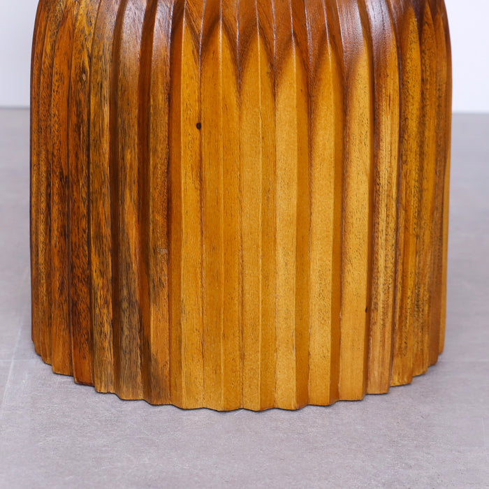 Aurora Carved Stool