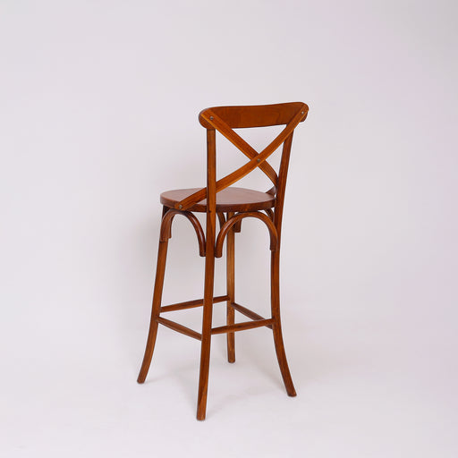 Discover the perfect harmony of form and function with our Solid Wood Bar Chair, a versatile seating solution designed to effortlessly transition between indoor and outdoor spaces. Crafted with care and precision, this chair embodies timeless elegance and durability. Available in two colors - Natural and Walnut.Dimensions - Full height: 110cmSeating: 40cm x 40cmSeating height: 75cm