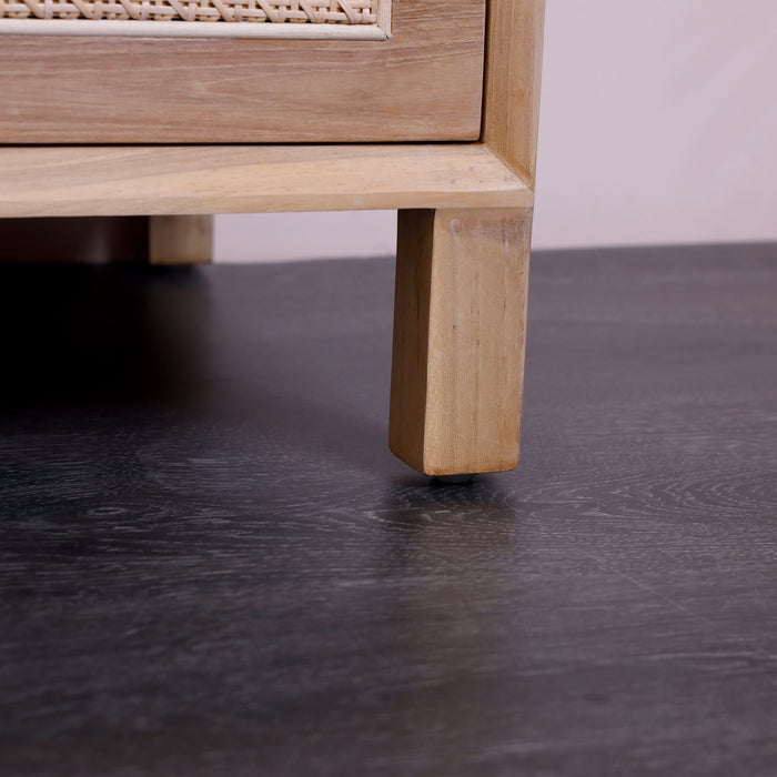 Bergen Rattan Cabinet Urban Oak - Rustic, Reclaimed, Urban