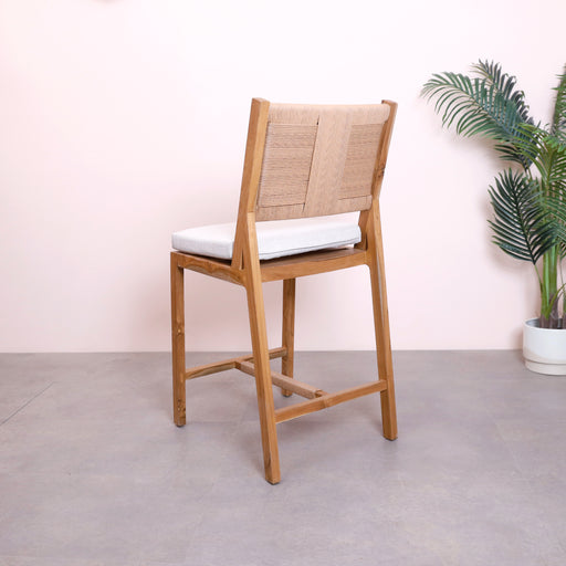 Introducing our Solid Wood Chair with synthetic rope – where durability meets design for your open-air haven. Crafted from premium solid wood, this chair combines natural beauty with weather-resistant strength, providing a stylish and sturdy seating solution for your space.Dimensions - Full Height: 109cm Floor to seat: 72cmSeating: W51cm x D45cm 