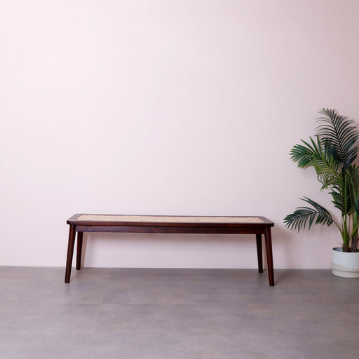 This Rattan Wooden bench is the perfect addition to your indoor or outdoor living space. The natural rattan seating and solid wooden legs adds a casual vibe to any room while still allowing it to feel sleek and modern.
Dimensions: L150 x D40 x H47cm