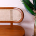 Anastasia Rattan Bench Urban Oak - Rustic, Reclaimed, Urban