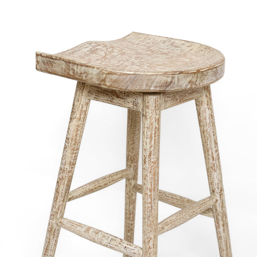 Bristol Whitewash Bar Stool