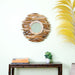 Breeze Handcrafted Round Solid Mirror