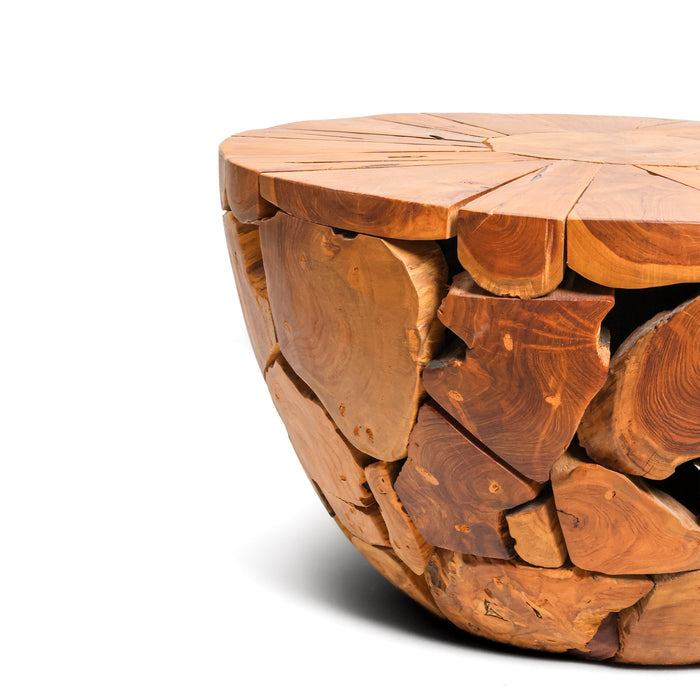 Cotswold Log Mosaic Coffee Table