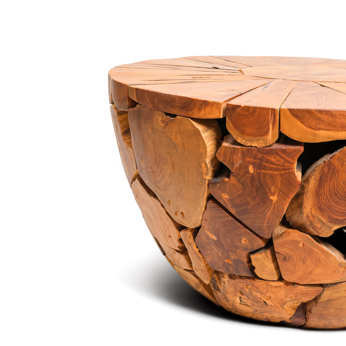Cotswold Log Mosaic Coffee Table
