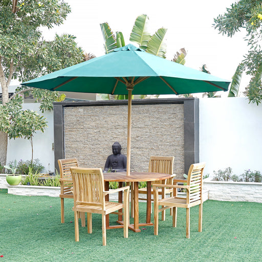 Denpasar outdoor table with umbrella