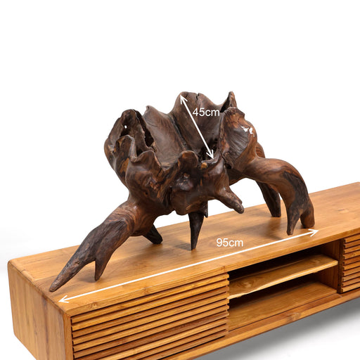 Elora Natural Solid Wood Sculpture
