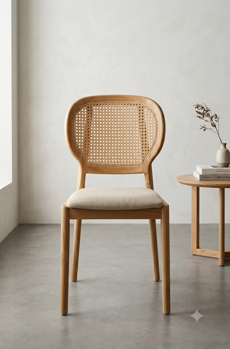 Jomi Teak & Cane Dining Chair