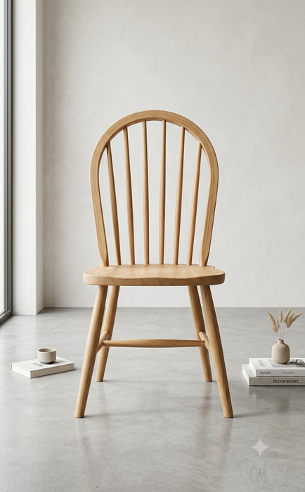 Windsor Classic Teak Spindle Dining Chair