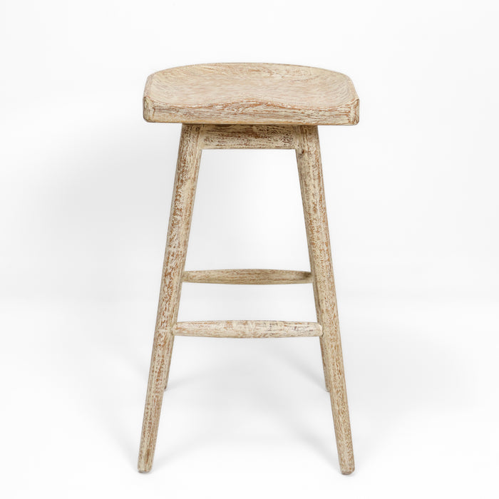 Bristol Whitewash Bar Stool