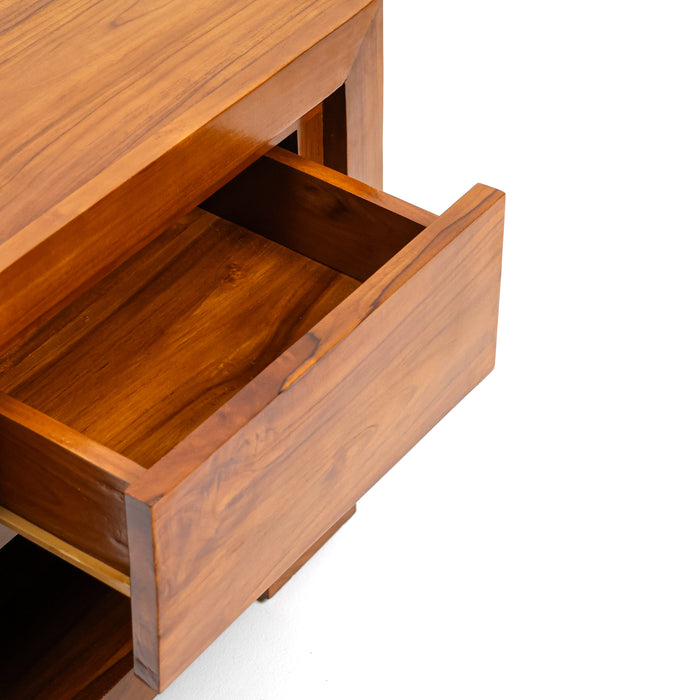 Zarek Solid Teak Bedside Table