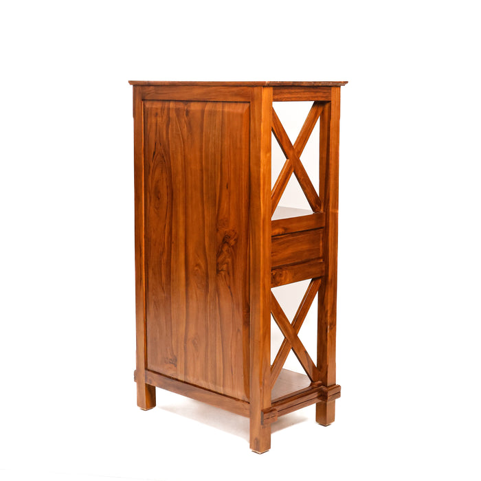 Oxford Teak Wood Shelf with Drawer