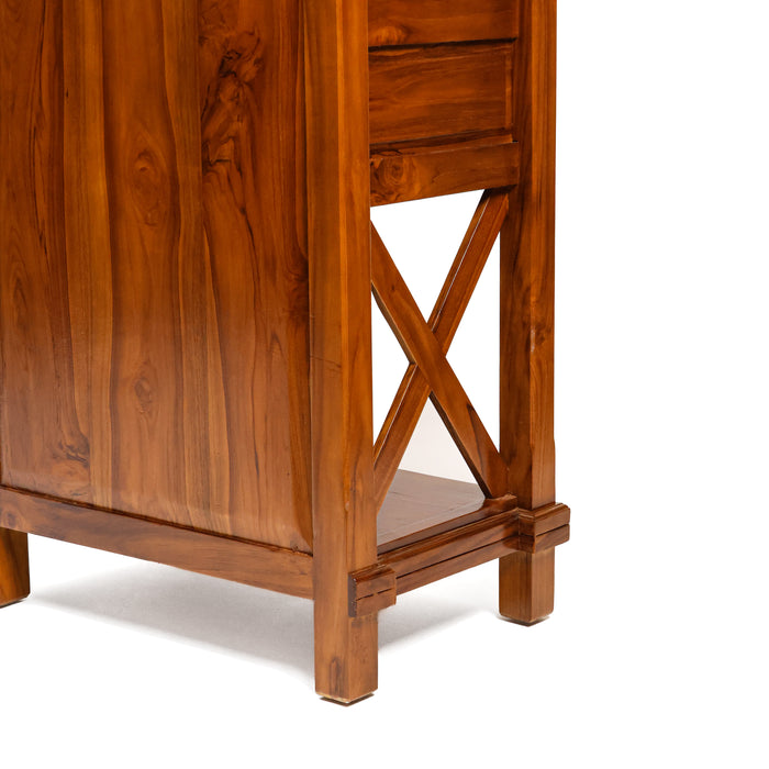 Oxford Teak Wood Shelf with Drawer