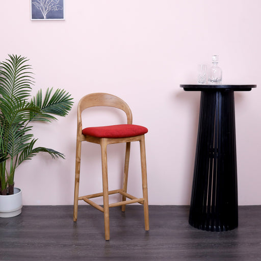 Add an instant touch of style to your bar with this solid wooden bar chair.
overall dimensions:
seating L40×W42×H80×backrest H105 