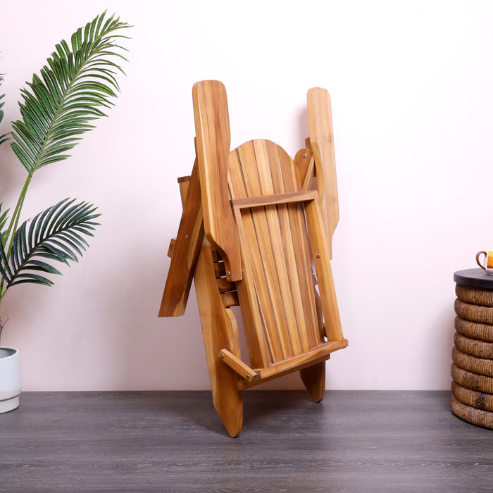 Kampala Foldable Lounge Chair Urban Oak - Rustic, Reclaimed, Urban