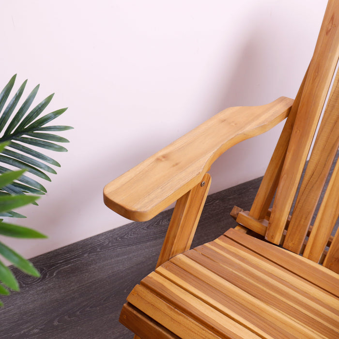 Kampala Foldable Lounge Chair Urban Oak - Rustic, Reclaimed, Urban