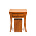 Luna Curved Teak Vanity Set-4