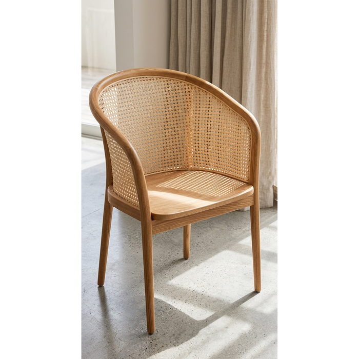 Sanur Rattan Webbing Accent Dining Chair