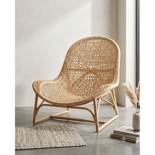 Uluwatu Woven Rattan Low-Lounge Accent Chair