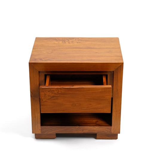 Zarek Solid Teak Bedside Table