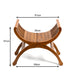Zenith Teak Curved Stool