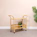 Carla Bar Trolley Urban Oak - Rustic, Reclaimed, Urban
