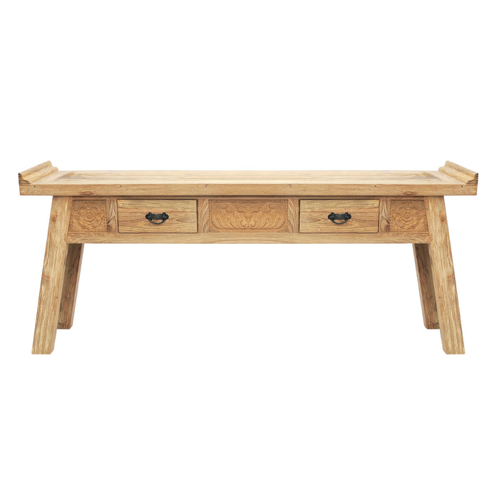 Chunky Florence Console Urban Oak - Rustic, Reclaimed, Urban